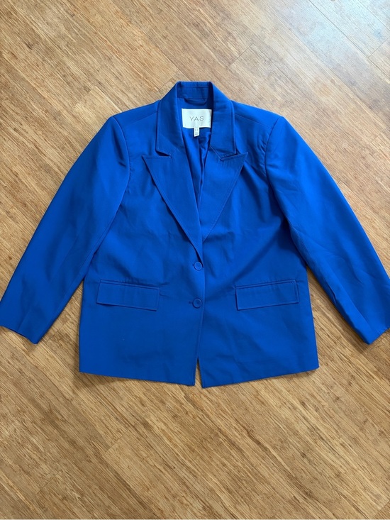 Ya Los Angeles Jackets & Blazers - Y.A.S Cobalt Blue Structured Blazer XL NWOT  Single Breasted